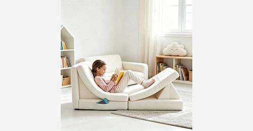 Compressed Sofá in a Box – Modular Crianças Play Couch – Convertible Dobrável Sofá for Bebê - Model MJ-FF002 | Mingjin Pufe China