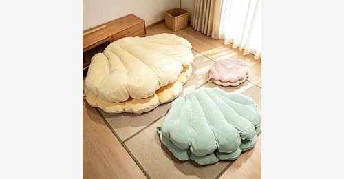 Clam Shell Shaped Crianças Sofá – Shredded Foam Filled Giant Pearl Lounger - Model MJ-FF010 | Mingjin Pufe China