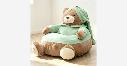 Bear Shaped Crianças Soft Sofá – Shredded Foam Filled Pelúcia Bebê Couch - Model MJ-FF011 | Mingjin Pufe China