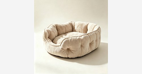 Oval Pelúcia Pet Bed | OEM Personalizado Soft Faux Fur Cat Bed Fornecedores - Model MJ-PET016 | Mingjin Pufe China