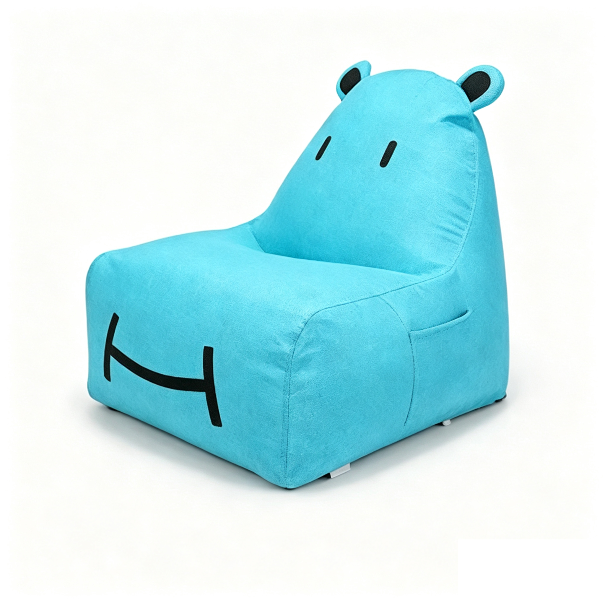 Teal Kids Pufe Chair - Crianças Pufe Chair Fabricante & fábrica na China