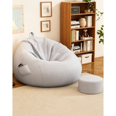 Champagne Tear Drop Pufe Sofa Pouf - Bean saco cadeira tampa Fabricante & China Fábrica