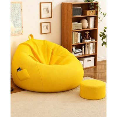 Cadeira de pufe da gota da lágrima do Ocre - Pufe Cair Cover Fabricante & fábrica na China